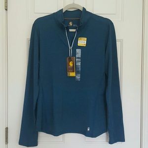 Large Carhartt Women's Force Ferndale 1/4zip